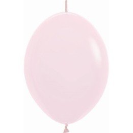 Articulo Globos Látex Link-o-Loon Rosa Pastel Talco de 29cm aprox (...
