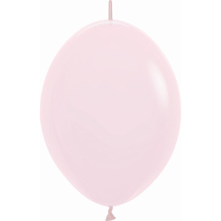 Articulo Globos Látex Link-o-Loon Rosa Pastel Talco de 29cm aprox (...