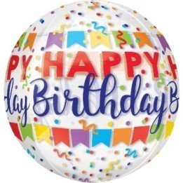 Articulo Globo Happy Birthday Esférico de 40cm de Anagram
