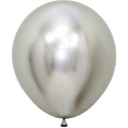 Articulo Globos Reflex Plata R18 de 45cm Aprox. (15 UD) de Sempertex