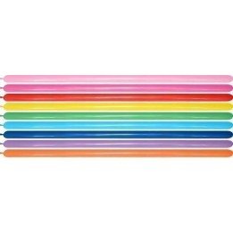 Articulo Globos Moldeables (260) Colores Surtidos Sólidos de 150cmx...