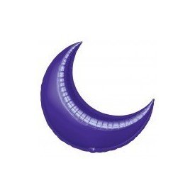 Globo Forma Luna de 43 cm Aprox. Color PURPLE (BP)