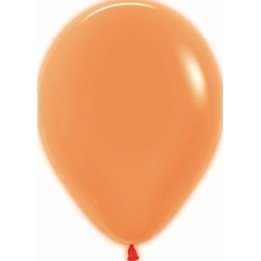 Articulo Globos Látex R5 Color Naranja Neón de 13cm aprox (100 ud) ...
