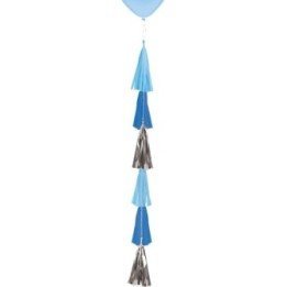 Articulo Tira Cinta Decorativas Flecos Azul para globos de Amscan