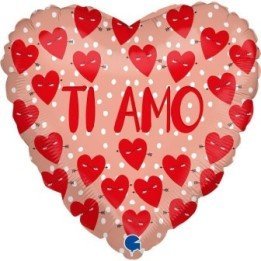 Articulo Globo Corazón "TI AMO" de 45cm de Grabo