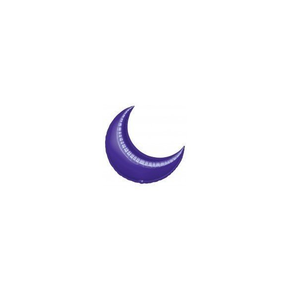 Globo Forma Luna de 89 cm Aprox. Color MORADO