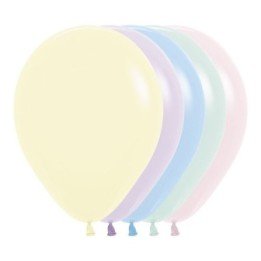 Articulo Globos Látex R5 Colores Surtidos Pastel Talco de 13cm apro...
