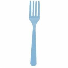 Articulo TENEDOR COLOR AZUL-PASTEL (10 ud) de Amscan