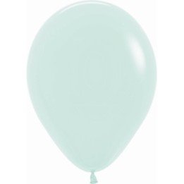 Articulo Globos Látex R12 Verde Pastel Talco de 30cm aprox (50 ud) ...