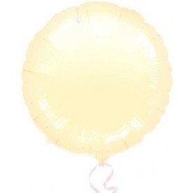 Globo Con Forma de Circulo de Aprox 45cm Color VAINILLA -