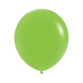 Globos Látex R36 Verde Lima Sólido de 90cm aprox (10 ud)