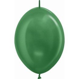 Articulo Globos Látex Link-o-Loon Verde Metalizado de 13cm aprox (5...