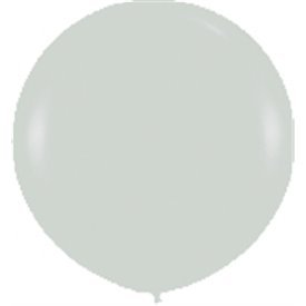 Globos (R-36)  de 90 cm aprox Color Plata Satinado (10 ud)R36-481 Sempertex