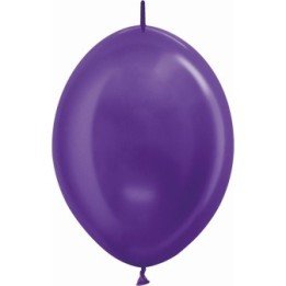 Articulo Globos Látex Link-o-Loon Violeta Metalizado de 13cm aprox ...