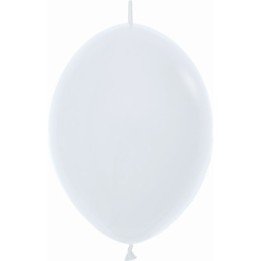 Articulo Globos Látex Link-o-Loon Blanco Sólido de 29cm aprox (25 u...