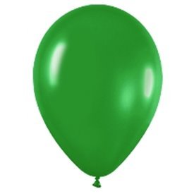 Globos Látex R5 Color Verde Selva Sólido de 13cm aprox (100 ud)