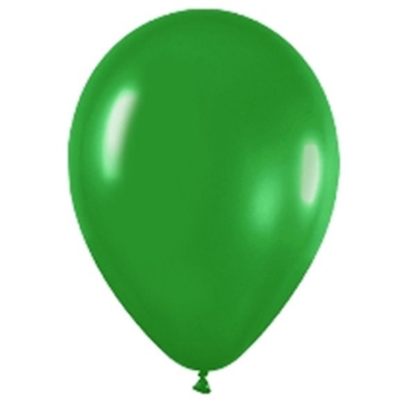 Globos Látex R5 Color Verde Selva Sólido de 13cm aprox (100 ud)