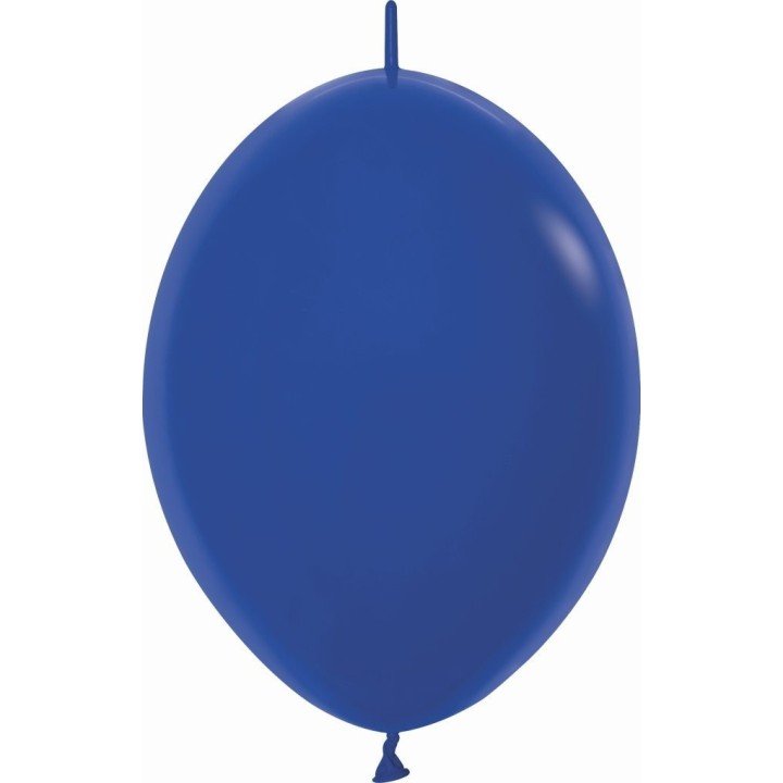 Articulo Globos Látex Link-o-Loon Azul Real Sólido de 29cm aprox (2...