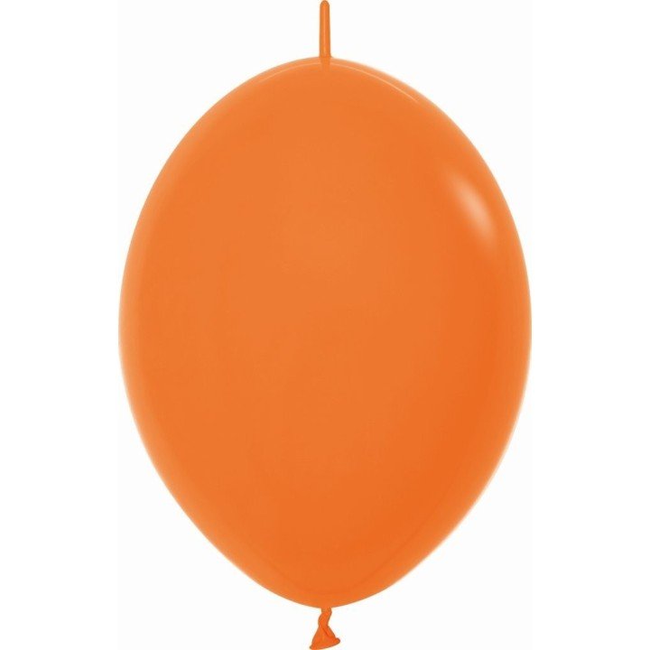 Articulo Globos Látex Link-o-Loon Naranja Sólido de 29cm aprox (25 ...