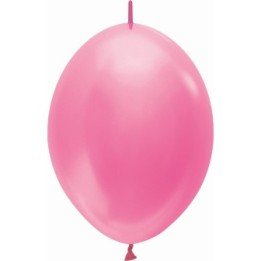 Articulo Globos Látex Link-o-Loon Fucsia Satín de 29cm aprox (25 ud...