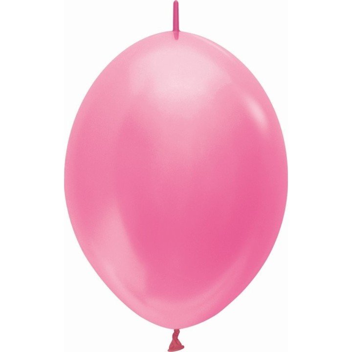 Articulo Globos Látex Link-o-Loon Fucsia Satín de 29cm aprox (25 ud...