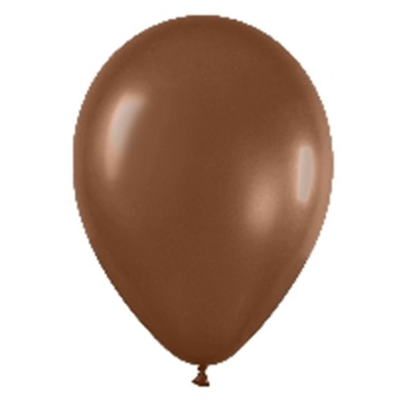 Globos Látex R5 Color Chocolate Sólido de 13cm aprox (100 ud) Globos Látex R5 Color Chocolate Sólido de 13cm aprox (100 ud)