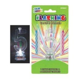 Articulo Vela Número 5 de luz led. de Unique