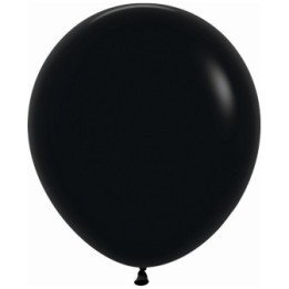 Articulo Globos R18 de 45cm Negro Solido (15) de Sempertex