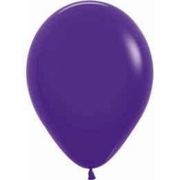 Articulo Globos Látex R12 Violeta Sólido de 30cm aprox (50 ud) de S...