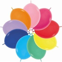 Articulo Globos Látex Link-o-Loon Colores Surtidos Sólidos de 29cm ...