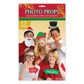 Accesorios Photocall palito Navidad (13 pza)