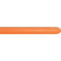 Articulo Globos Látex 260 Color Naranja Neón (50 UD) de Sempertex