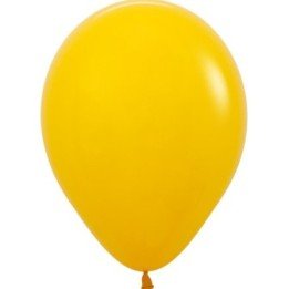 Articulo Globos Látex R12 Amarillo Miel Sólido de 30cm aprox (50 ud...
