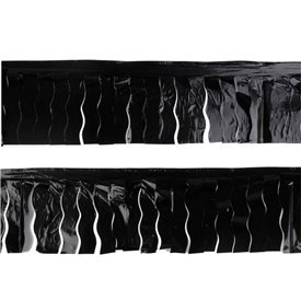 Guirnalda Flecos Plástico Negro (25 Mts)