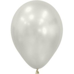 Articulo Globos Látex R5 Color Blanco Nacar Silk de 13cm aprox (50 ...