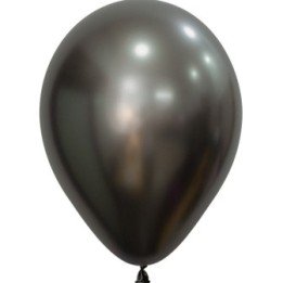 Articulo Globos Látex R5 Color Gris Medianoche Silk de 13cm aprox (...