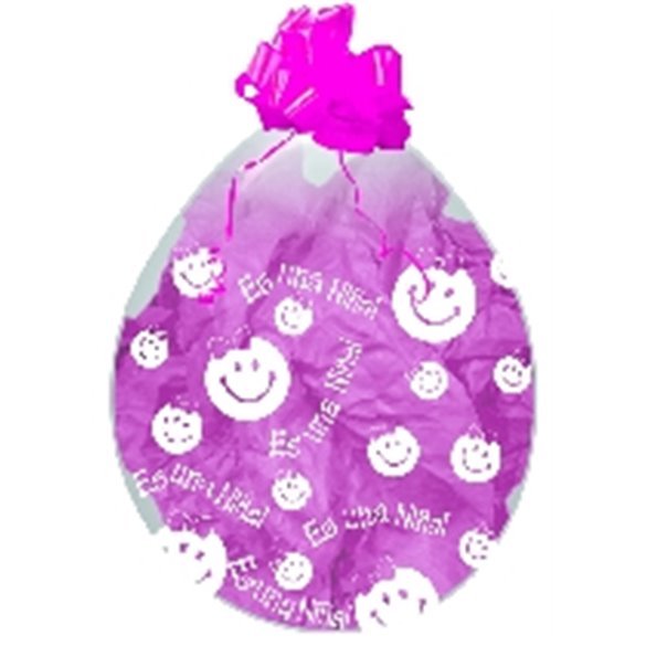 Globos stuffing Transparente impresos con Transparente impresos con es una niña (25)