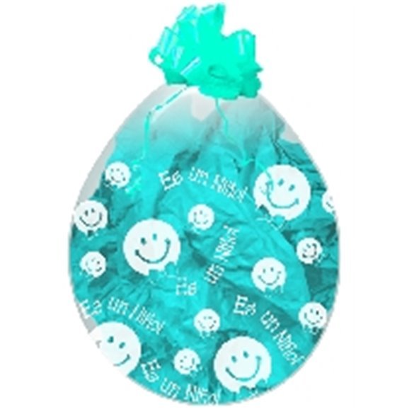 Globos stuffing Transparente impresos con Transparente impresos con es una niño (25)