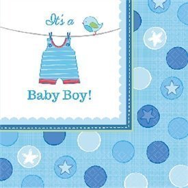 Servilletas Baby shower Boy Blue de 33 cm aprox. (16)