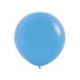 Articulo Globos Látex R36 Azul Sólido de 90cm aprox (10 ud) de Semp...