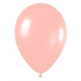 Globos Látex R12 Durazno Sólido de 30cm aprox (50 ud)