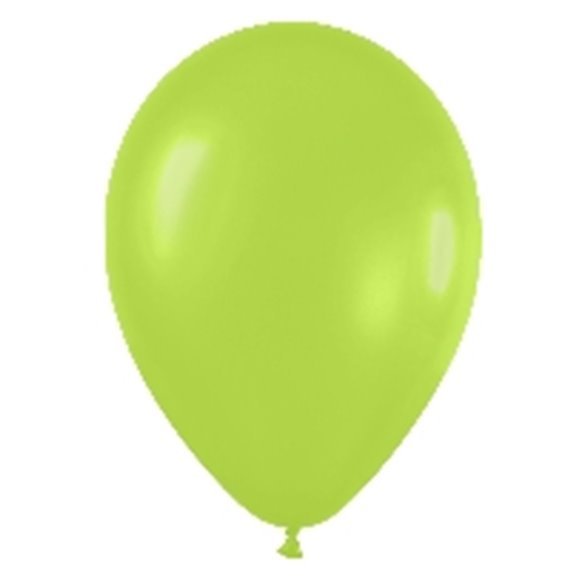Globos Látex R12 Verde Neón de 30cm aprox (50 ud)