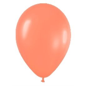 Globos Látex R12 Naranja Neón de 30cm aprox (50 ud)