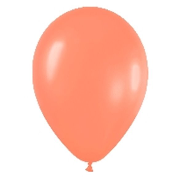 Globos Látex R12 Naranja Neón de 30cm aprox (50 ud)
