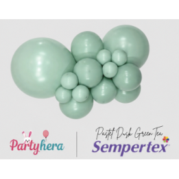 Articulo Globos Látex R12 Color Té Verde Pastel Dusk (50 UD) de Sem...
