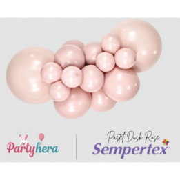 Globos Látex R12 Color Rosa Pastel Dusk (50 UD)