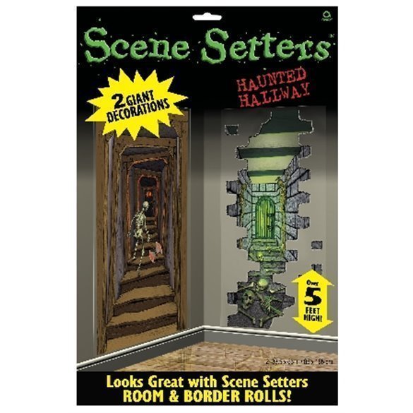 Decoracion Pared Pasadizo Terrorificos (2 pz)