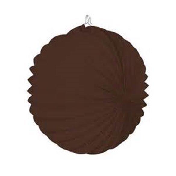Farolillo de papel color Marron Chocolate, de 22 cm.