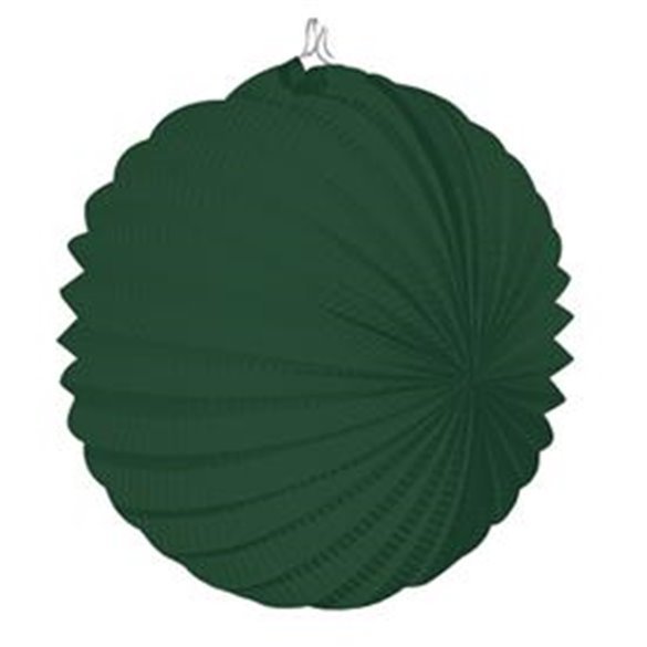 Farolillo de papel color Verde Especial, de 22 cm.