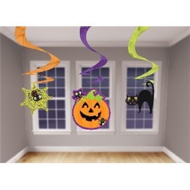 Decoracion colgante espirales Halloween (3)